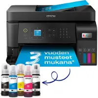 Epson EcoTank ET-4810, Tintenstrahl, Farbdruck, 4800 x 1200 DPI, Farbkopieren, A4, Schwarz