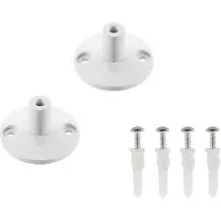 SLV Tenseo Seilsystem, Wandhalter, kurz, 2 Stück, weiß