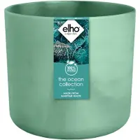 Elho Moderne Runde Grüne Kunststoff-Blumentopf Ø 22 cm