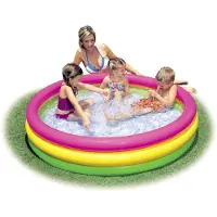 Intex Aufblasbarer Pool Sunset Glow Pool Groß (137 cm)