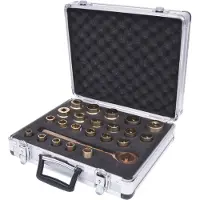 Ks Tools 963.1289, Steckschlüssel-Satz, 1/2", Imperial, 23 Kopf/Köpfe, Aluminium-Bronze, 4,1 kg