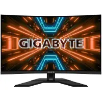 Gigabyte M32UC LCD-Monitor, Curved, 80 cm (31,5"), 3840 x 2160 (UHD), 1 ms, VA, neig/höhenverstellbar, HDMI, DisplayPort, USB, schwarz