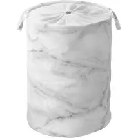 Sanilo Wäschekorb »Marmor«, 60L, Grau, Rund