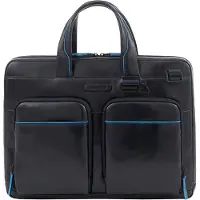 Piquadro Blue Square Computer Portfolio Briefcase 14'' night blue