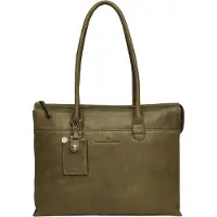 Castelijn & beerens Schultertasche Carisma RFID Small Grün