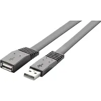 Renkforce USB 2 Verlängerungskabel A/A flach 1 m