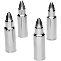 Gadget Master 4x Whiskysteine aus Edelstahl - Kugeln