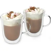 La Cafetière Die Kaffeekanne Double Walled Hot Chocolate Glasses Set - 2tlg.