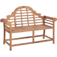vidaXL Gartenbank 127x58,5x92,5 cm Massivholz Teak