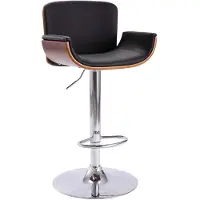 vidaXL Barhocker Schwarz Kunstleder