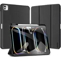 DUX Domo Klapphülle für das Apple iPad Pro 13 (2025) M5 / (2024) M4 - Schwarz