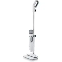 Severin SC 7142, Tragbarer Dampfreiniger, 0,4 l, Anthrazit, Weiß, 7 m, 1500 W, Teppich, Harter Boden, Kacheln