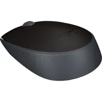 Logitech M171 Kabellose Maus, 2.4 GHz Verbindung via USB-Empfänger, Optischer Sensor, 12-Monate Akkulaufzeit, Für Links- und Rechtshänder, 3 Tasten, PC/Mac - Schwarz
