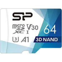 Silicon Power Superior Pro, 64 GB, MicroSDXC, Klasse 10, UHS-III, 100 MB/s, 80 MB/s