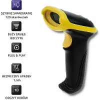 Qoltec 50862 Wireless Laser 1d 2.4ghz Barcodescanner