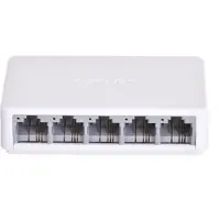 TP-LINK 5-Port 10/100Mbps Desktop Switch, Unmanaged, Fast Ethernet (10/100), Vollduplex