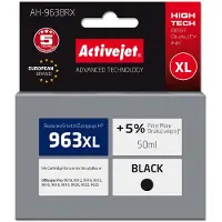 ActiveJet AH-963BRX Tinte für HP Drucker, Ersatztinte HP 963XL 3JA30AE; Premium; 2100 Seiten; schwarz, Hohe (XL-) Ausbeute, Schwarz, Tinte auf Farbstoffbasis, 50 ml, 1 Stück(e), Einzelpackung