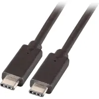 EFB Elektronik USB3.2 Gen 1 Superspeed Kabel,,Type C/M -C/M, 3A, 5Gbit, 0,5m Hersteller: (K5283-3ASW.0,5)