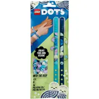 LEGO 41942 DOTS Ozean Armband mit Anhängern, DIY Bastelset, Kinderschmuck-Set, Spielzeug für Kinder ab 6 Jahren, Freundschaftsbänder, Kinderarmband