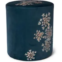 Essenza Hocker Lauren Pouf Indigo Blue (ø40 x 43 cm)