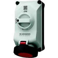 MENNEKES 5604506G Wandsteckdose DUO 32A5P6h 400V