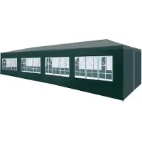vidaXL Partyzelt 3x12 m Grün