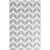 vidaXL Outdoor-Teppich ARAKIL Grau 160x230 cm PP