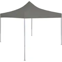 vidaXL Faltzelt Partyzelt Pop-Up 3 x 3 m Anthrazit