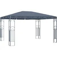 vidaXL Pavillon 400 x 300 cm Anthrazit