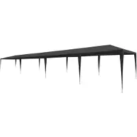 vidaXL Partyzelt 3x12 m PE Anthrazit