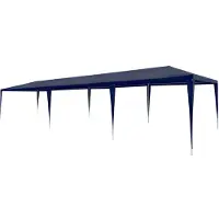 vidaXL Partyzelt 3x9 m PE Blau