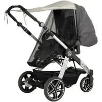 Hartan Sonnensegel mit Mückennetz UV-Schutz, schwarz