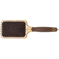 Olivia Garden - Care Rectangular - Nylon Gold & Brown - Haarbürste - L