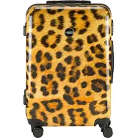 Princess Traveller Animal Print - Reis-Koffer - Leopard - Medium - 66cm - Dubbele wielen