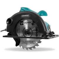 Vonroc Kreissäge 1200W - 185mm - Inkl. Parallelführung und 24-Zahn Sägeblatt für Holz