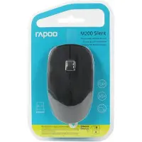 Rapoo M200, Beidhändig, RF Wireless + Bluetooth, 1300 DPI, Schwarz
