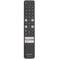 Savio RC-15 universal remote control/replacement for TCL SMART TV, TV, IR Wireless, Drucktasten, Schwarz