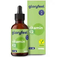 Gloryfeel Vitamin K2 Tropfen Nature 50 ml zum Einnehmen
