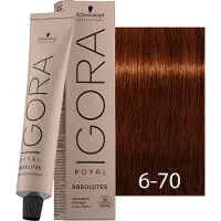 Schwarzkopf Professional Igora Royal Absolutes 60 ml 6-70 Dunkelblond Kupfer Natur