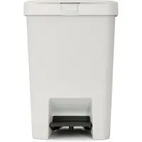 Brabantia Stepup Mülleimer 25l Silber Silber One Size