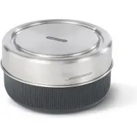 Black & Blum Brotdose Glass Lunch Bowl Grau 14 cm