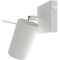 Sollux Wandleuchte RING weiß mit einem Schalter 1xGU10 10W Stahl 16x8x8cm