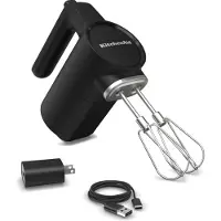KitchenAid Handmixer "5KHMR762BM" mit Akku
