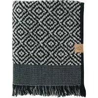 Mette Ditmer Gästehandtuch Morocco Black / White (60 x 35 cm) (2er Set)
