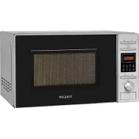 Exquisit Mikrowelle MW 820 DI | max. 700 W | Garraum 20 l | Inox Glas Front