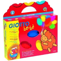 Giotto Be-bè GiottoBebe Fingerfarben 300 ml, Rot/Gelb/Blau