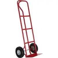 Jantex Sackkarre 250 kg, 130x34x35 cm, mit pmatischen Gummirädern und Bindegurt