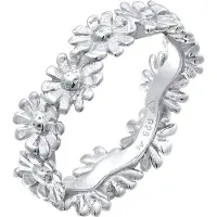 Elli Ring Bandring Blüte Blume Flower Hippie 925 Silber Elli Silber