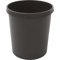 Helit Papierkorb 18l braun