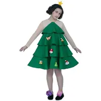 MOM Luxus Mädchen Weihnachtsbaumkostüm